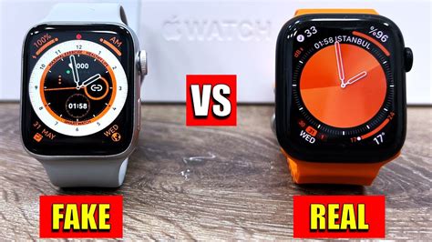 apple watch 8 fake vs real|apple watch counterfeit vs real.